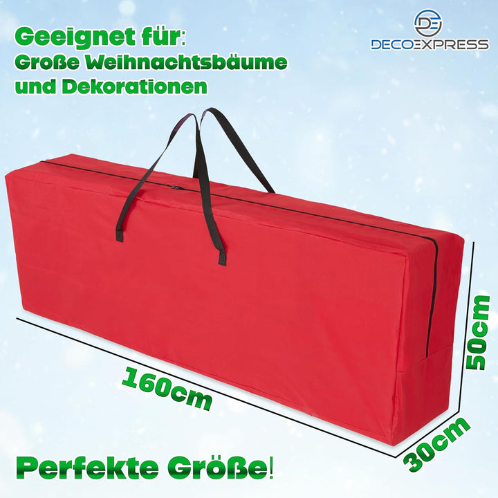 Weihnachtsbaum Lagerung Christmas Tree Aufbewahrungstasche mit Reissverschluss & Tragegriff, Tannenb