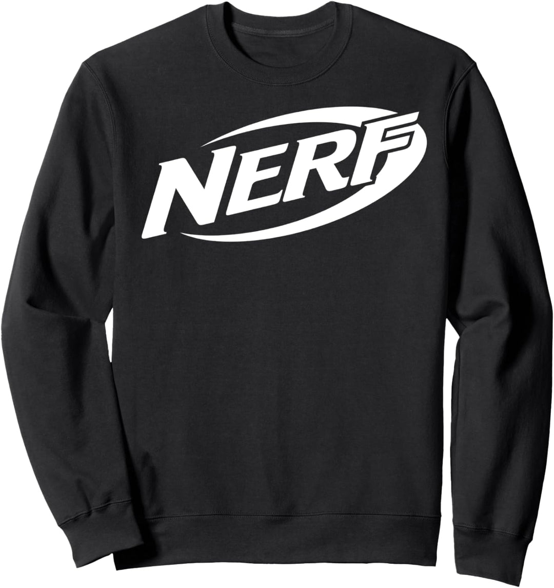Nerf Simple White Retro Logo Sweatshirt