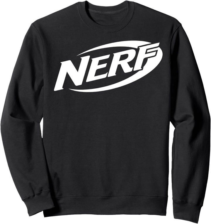 Nerf Simple White Retro Logo Sweatshirt