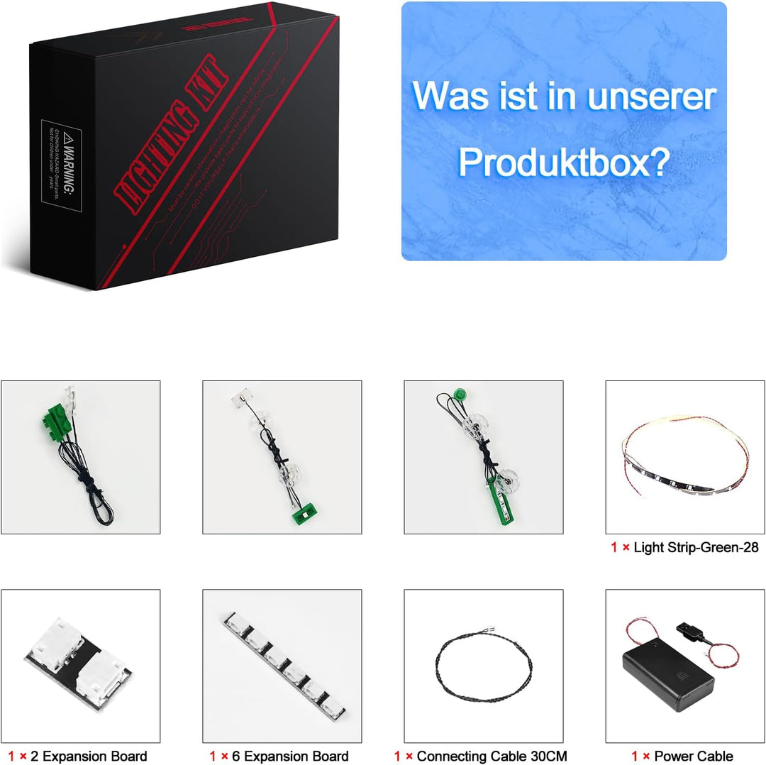 LocoLee Licht Set Kompatibel mit Lego Willkommen in Emerald City 75684, Nur Lichter Set, Licht Beleu