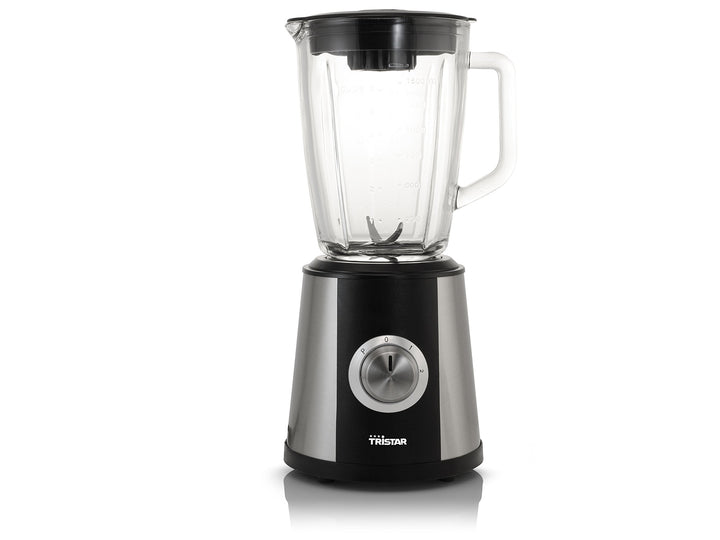 Tristar BL-4430 Blender – Inhalt: 1,5 Liter - Edelstahlgehäuse, Schwarz