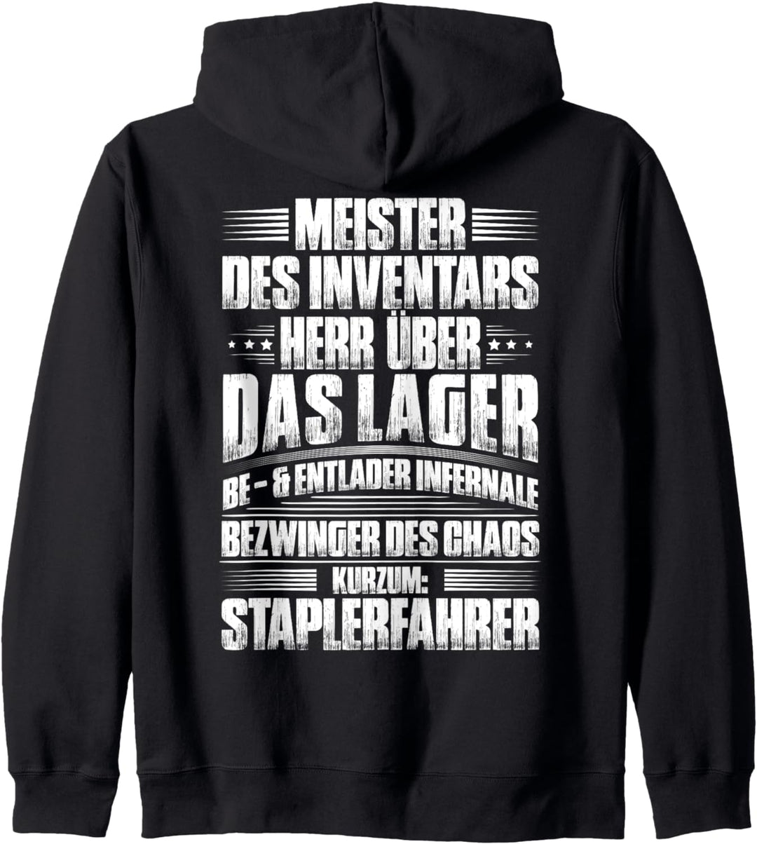 Gabelstaplerfahrer Bezwinger Des Chaos Staplerfahrer Kapuzenjacke