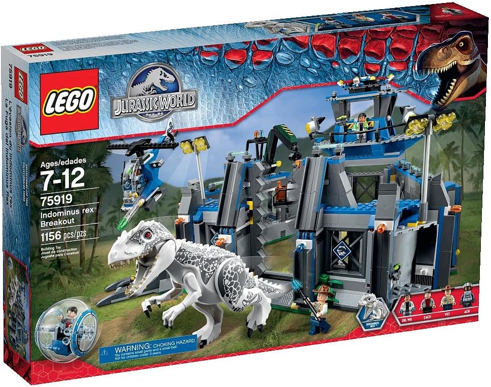 LEGO Jurassic World Indominus Rex Breakout 75919 Building Kit by LEGO Jurassic World