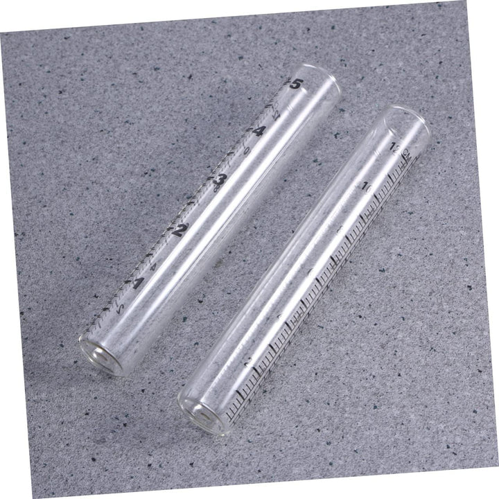 Reagenzglas Regenmesser 12cm Flachboden Glas Mit Skala Für Garten Landwirtschaft Klimaforschung Nied