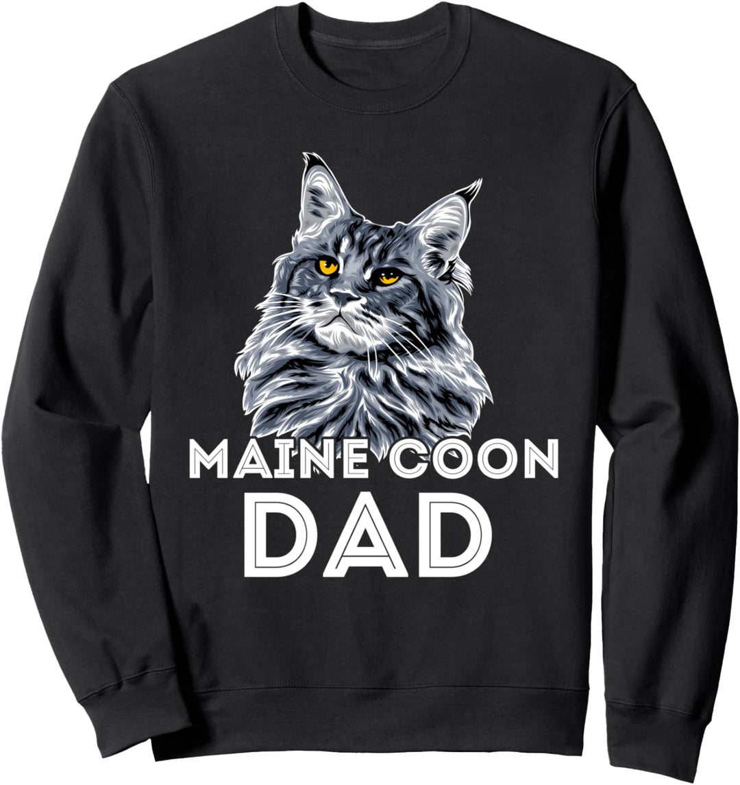 Maine Coon Cat Lustiger Katzenbesitzer Sweatshirt