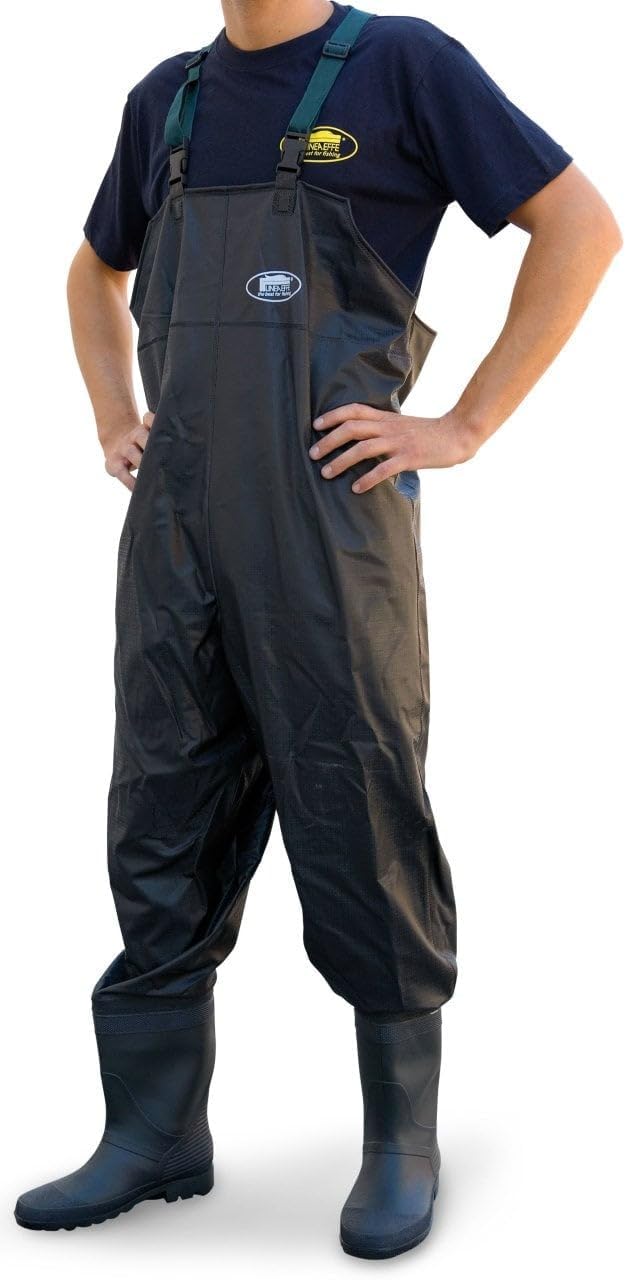 Lineaeffe PVC Wathose schwarz 45, 45