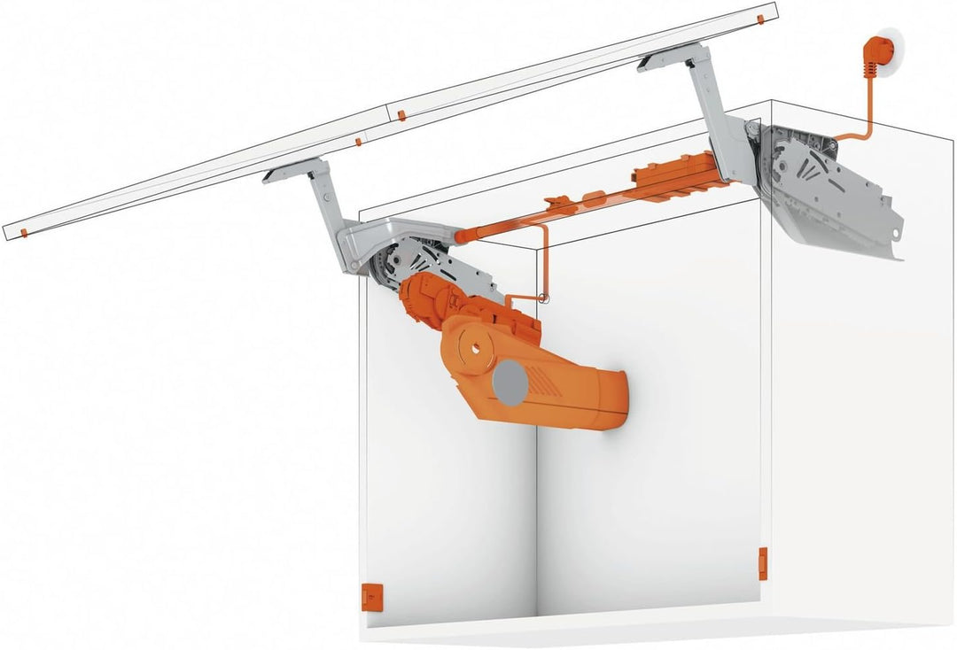 AVENTOS HS Hochschwenkklappe, Kraftspeicher (Set), Typ D, für SERVO-DRIVE geeignet