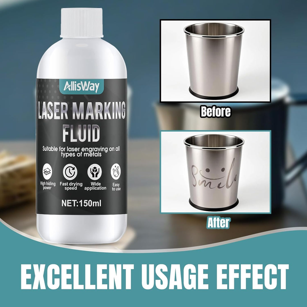 Lasermarkierungsflüssigkeit, Lasermarkierungspuder, Laser Markierungsspray, Laser Marking Fluid, Sch