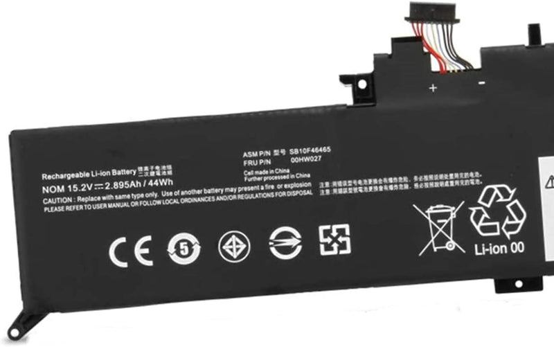 ASKC 15.2V 44Wh 00HW026 00HW027 Laptop Akku für Lenovo ThinkPad Yoga 260 Series 01AV432 01AV433 SB10