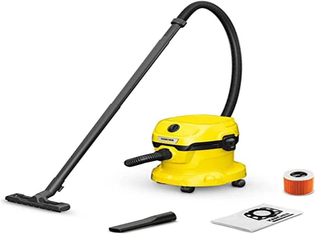 Kärcher Nass-/Trockensauger WD 2 Plus V-12/4/18/C &amp; Fensterreiniger-Konzentrat RM 503 Bundle mit Kon