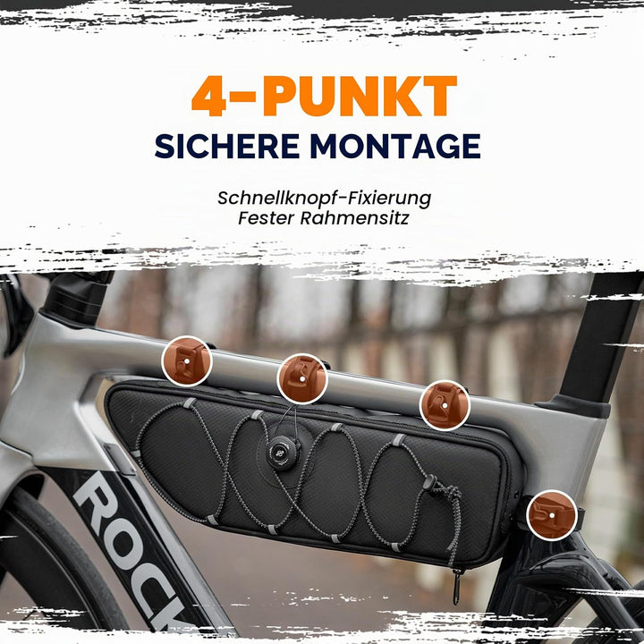 ROCKBROS Road-to-Sky Fahrrad Rahmentasche Reflektierende Wasserabweisende Fahrradtasche für Rahmen 2