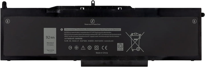 Swark Akku VG93N Replacement Komplett with Dell Precision 15 3520 3530 M3520 M3530 Latitude 5580 559