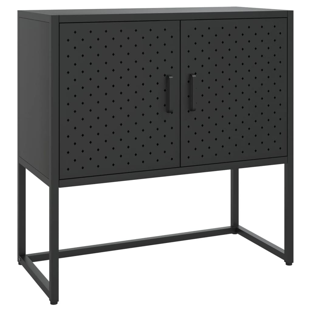 vidaXL Sideboard 2 Türen Kommode Anrichte Beistellschrank Schrank Mehrzweckschrank Standschrank Stah