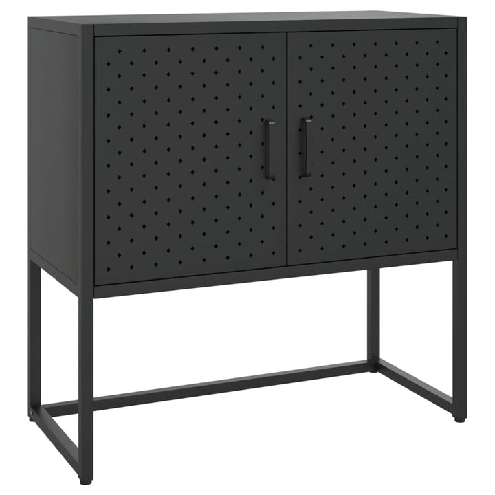 vidaXL Sideboard 2 Türen Kommode Anrichte Beistellschrank Schrank Mehrzweckschrank Standschrank Stah
