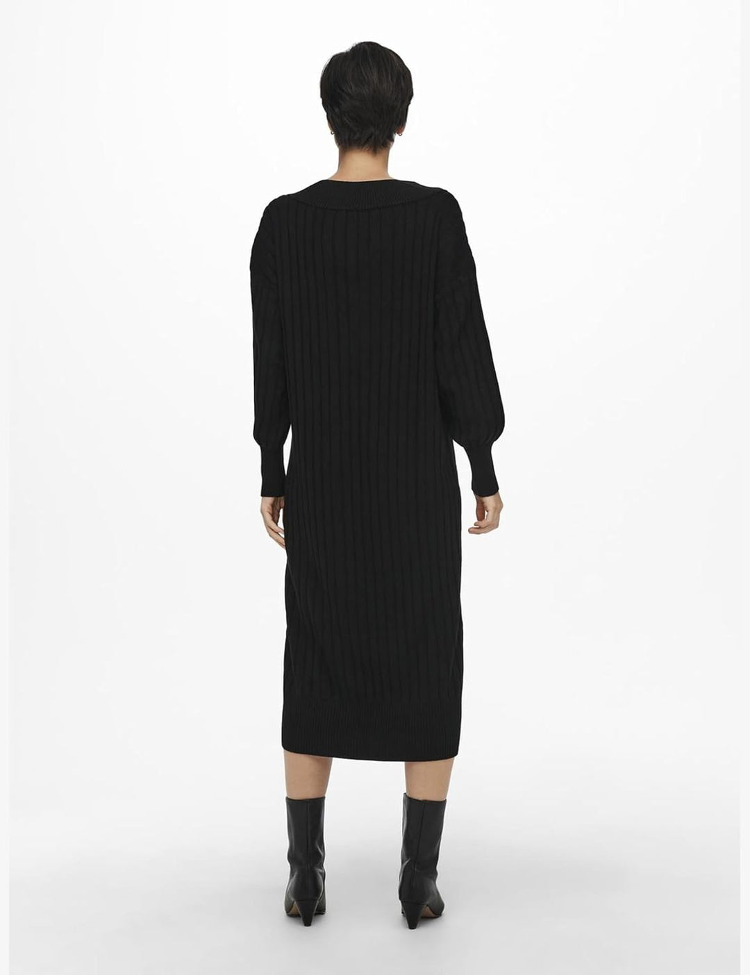 ONLY Female Strickkleid Onlnew Langes Kleid XS Schwarz, XS Schwarz