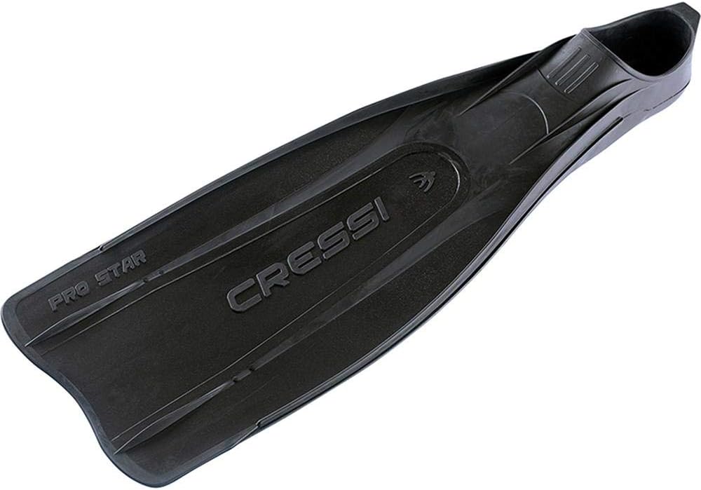 Cressi Pro Star Vollfussflossen EU 37/38 |4/5 Schwarz, EU 37/38 |4/5 Schwarz