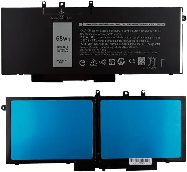 SwarKing Ersatz Akku Kompatibel mit Laptop GJKNX Latitude 5480 5580 5490 5590 Series