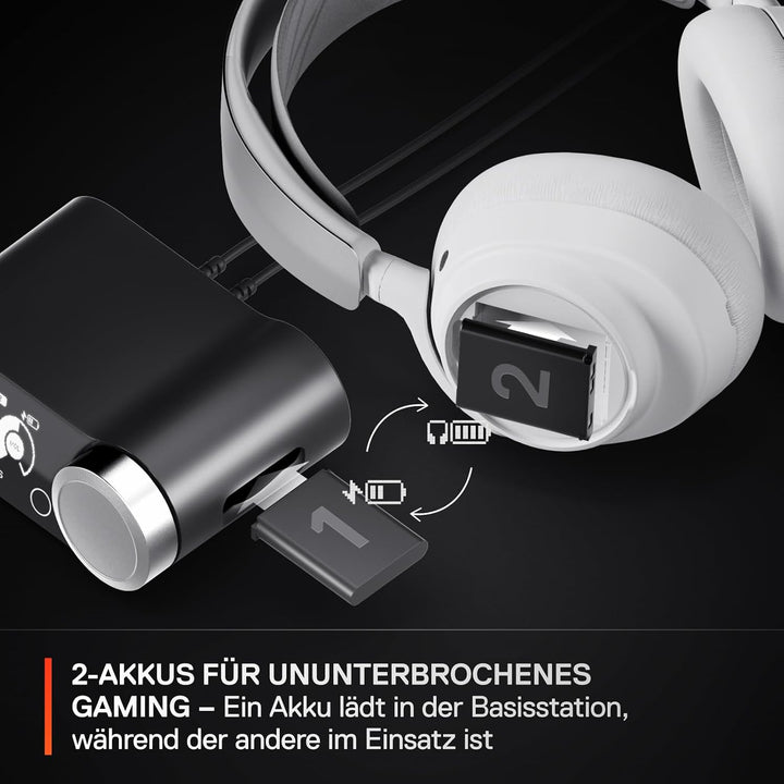 SteelSeries Arctis Nova Pro Wireless Gaming-Headset – Multi-System – Magnetische Neodym-Treiber – Ac