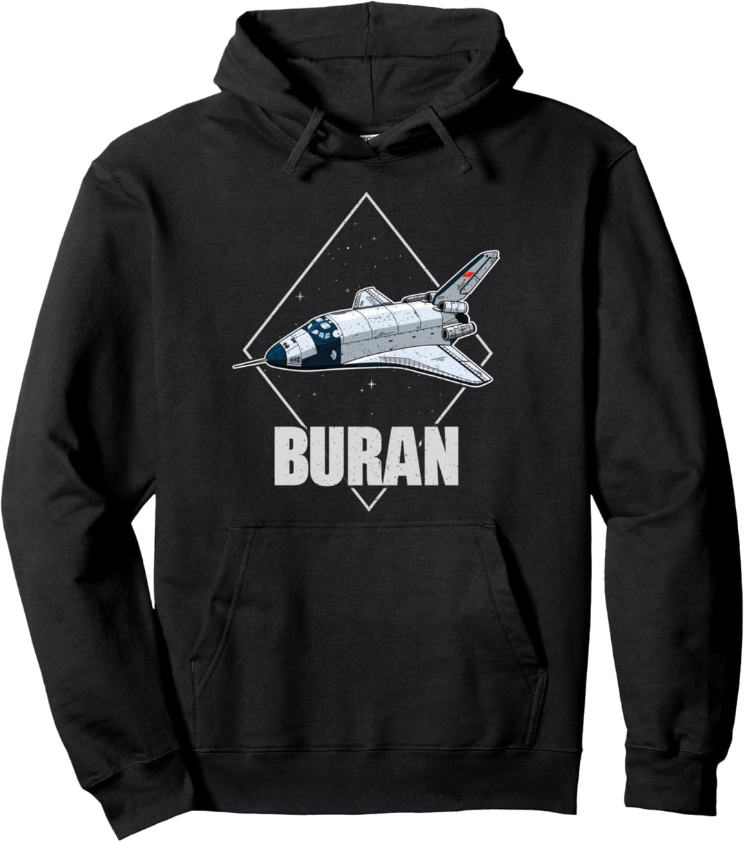 Buran Shuttle Raumfähre Raumschiff Sputnik UdSSR Pullover Hoodie