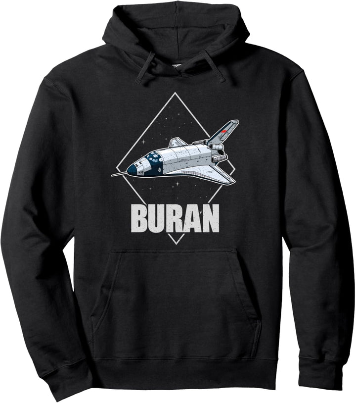 Buran Shuttle Raumfähre Raumschiff Sputnik UdSSR Pullover Hoodie