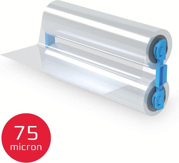 GBC Foton 30 Laminierfolienrolle für Nachfüllkassette, 75 Mikron, laminiert bis zu 250 x A4-Blätter,
