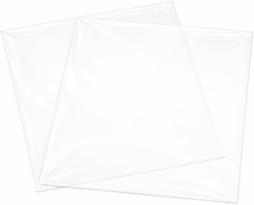 Mari-Medienverpackungen LP Hüllen 12" glasklar Schutz für Vinyl Langspielplatten (100 St.) 325 x 325