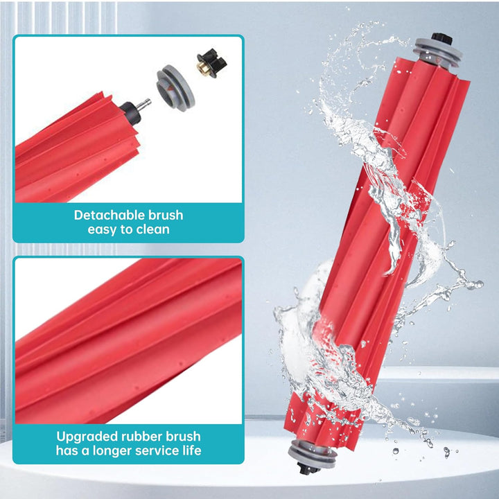 LOVECO 6 Hauptbürste Kompatibel für Roborock S7 S7 Plus S7 MaxV S7 MaxV Plus S7 MaxV Ultra Roboter S