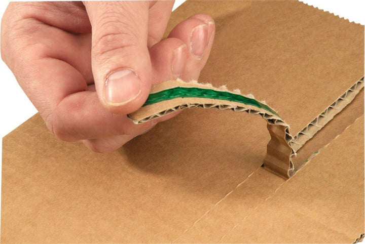 progressPACK Fix-Aufrichtekarton Premium PP K14.04-0 aus Wellpappe, DIN A4, 305 x 230 x 70-160 mm, 1