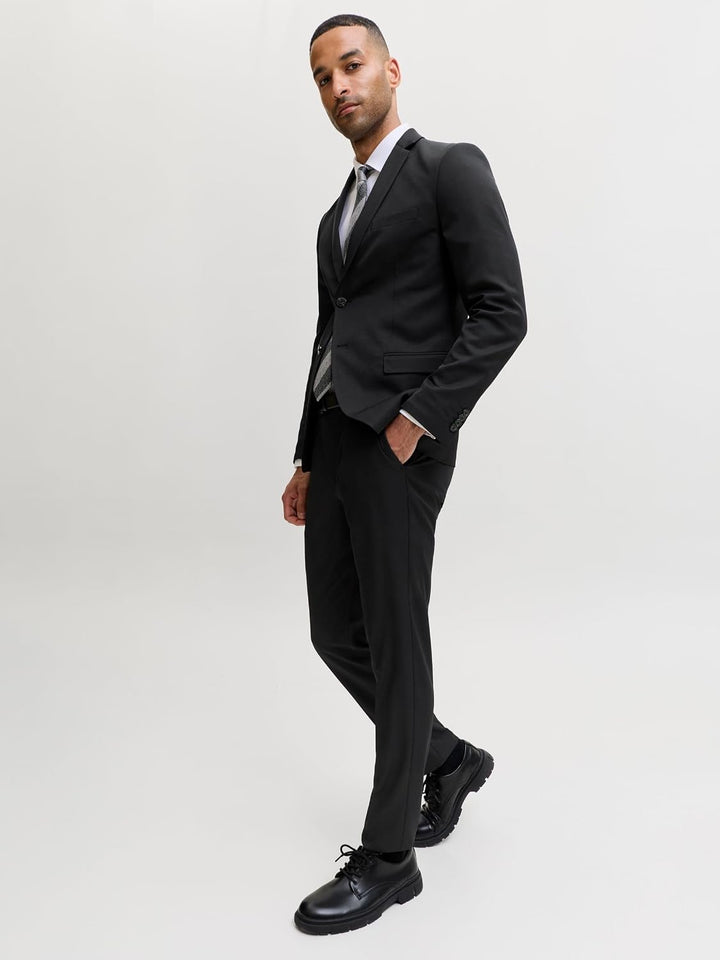 JACK &amp; JONES Male Einreihiger Blazer und Hose JPRCOSTA Super Slim Fit Anzug 54 Black/Fit:super Slim