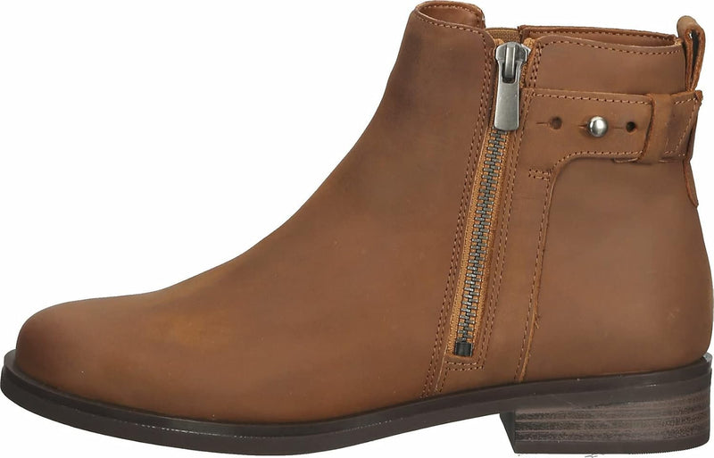 Clarks Damen Memi Lo Chelsea-Stiefel 38 EU Dunkelbraunes Leder, 38 EU Dunkelbraunes Leder