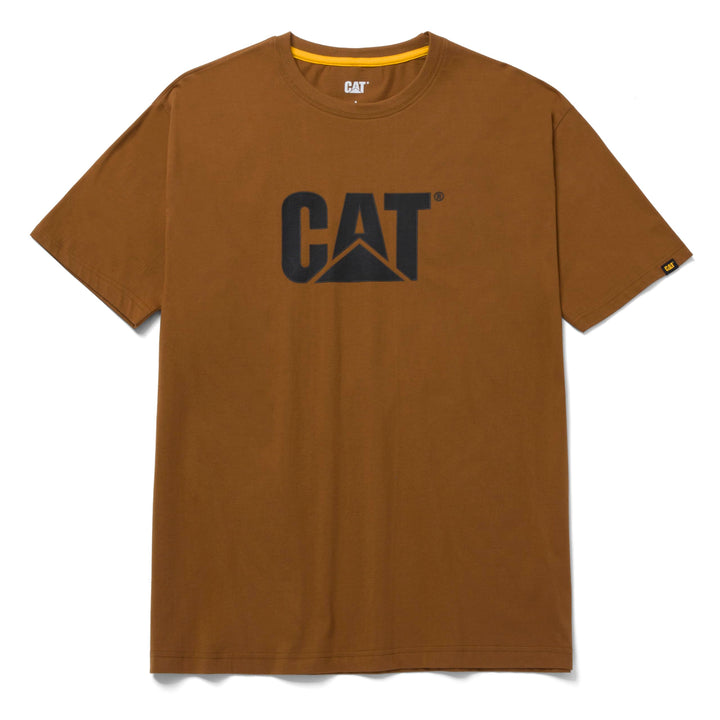 Caterpillar Herren Cat Trademark Raised Logo Short Sleeve T-Shirt M Bronze, M Bronze