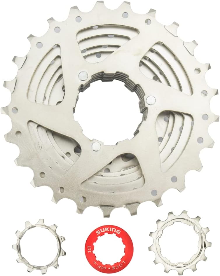 CYSKY 8 Fach Kassette 11-25T/11-28T/11-32T/11-36T/11-40T/11-42T Fahrrad Kassette Kompatibel mit Shim