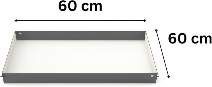 Weedness Secret Jardin Water Tray 60x60 cm für Grow-Box - Plane Folie Auffang Wanne Bewässerung Zube