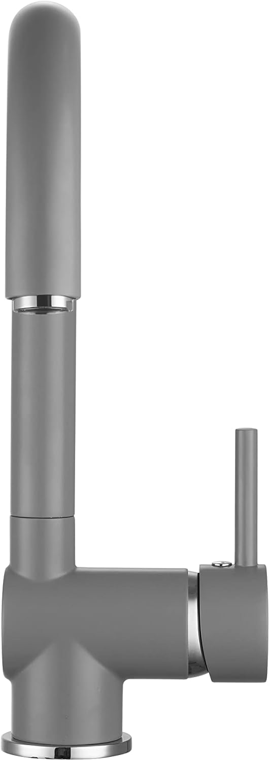 VEROSAN Küchenarmatur Niederdruck PRAG, matt light grey, rund, 21 x 5.5 x 31.5 cm 21 x 5.5 x 31.5 cm