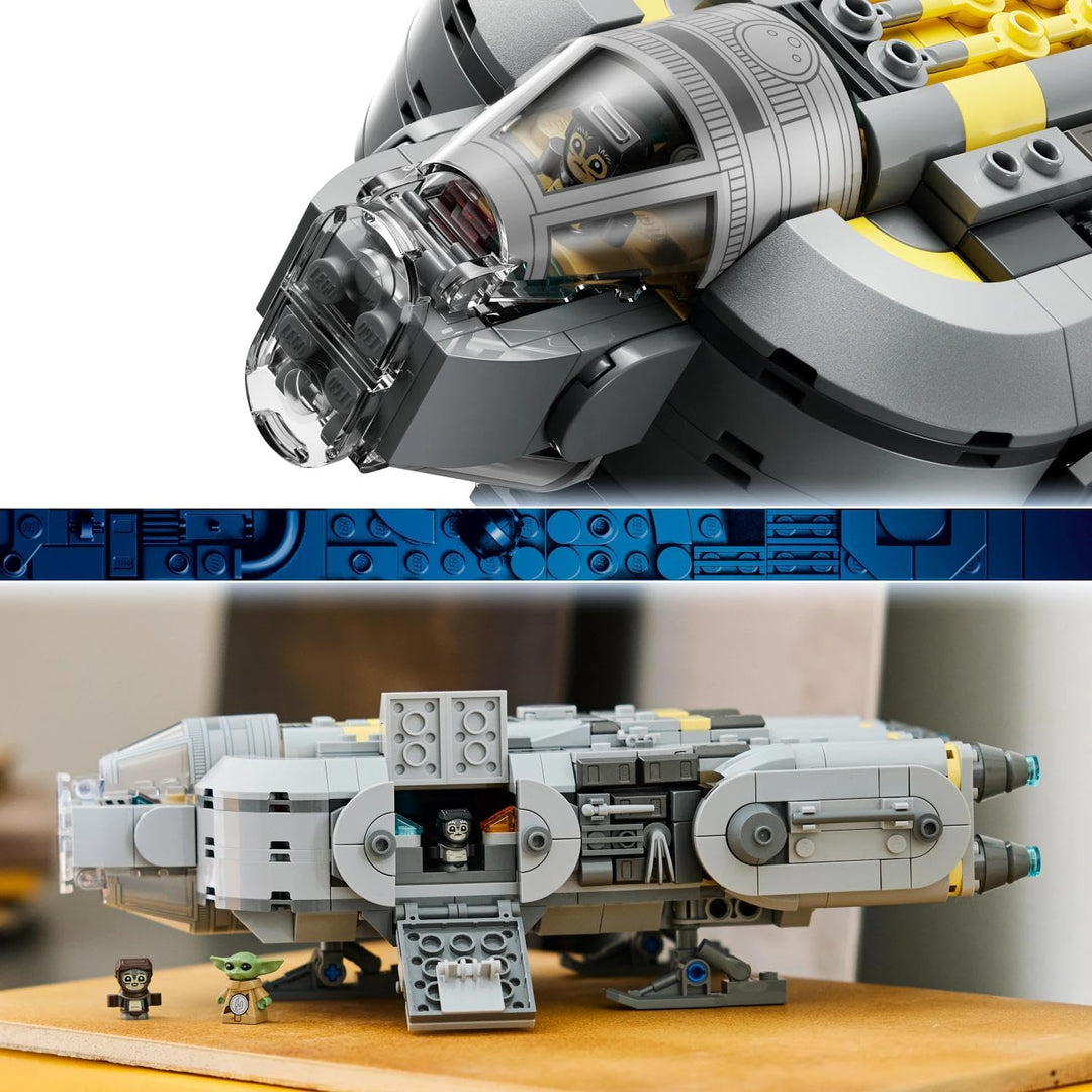 LEGO Star Wars 75445 Sternenschiff der Anzellaner - Spielet mit 3 Figuren & Einer Droiden Werkstatt