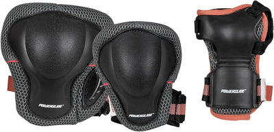 Powerslide Schützer Set, Pro Women in Grau/Grün für Inline Skates und Roller Skates, Protection, Art