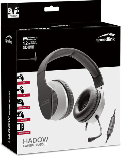 Speedlink HADOW Gaming Headset - kabelgebundenes Stereo Headset für PC/PS5/PS4/Xbox Series X/S/Switc