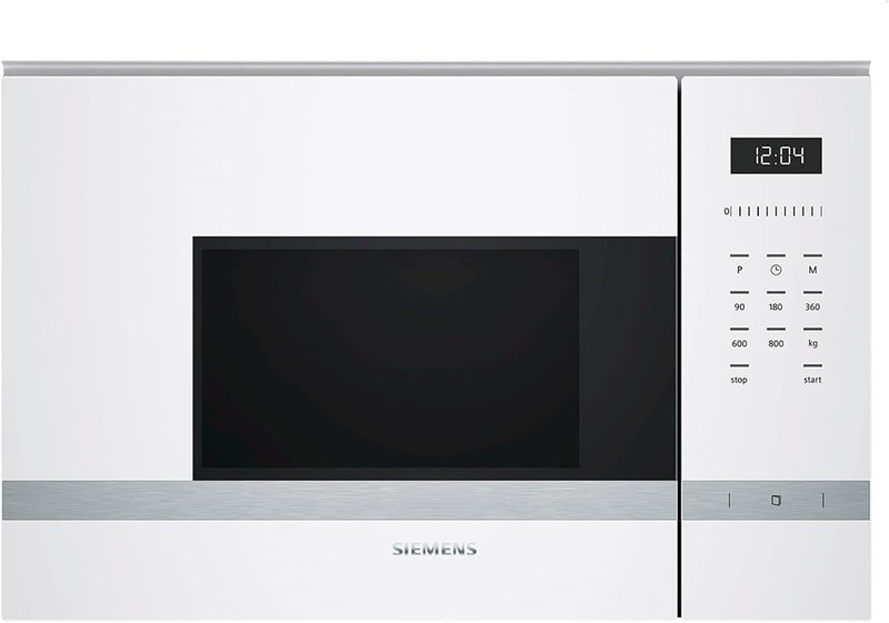 Siemens BF525LMW0 iQ500 Mikrowelle / Elektronikuhr / Seitlich öffnende Drehtür / lightControl / Weis