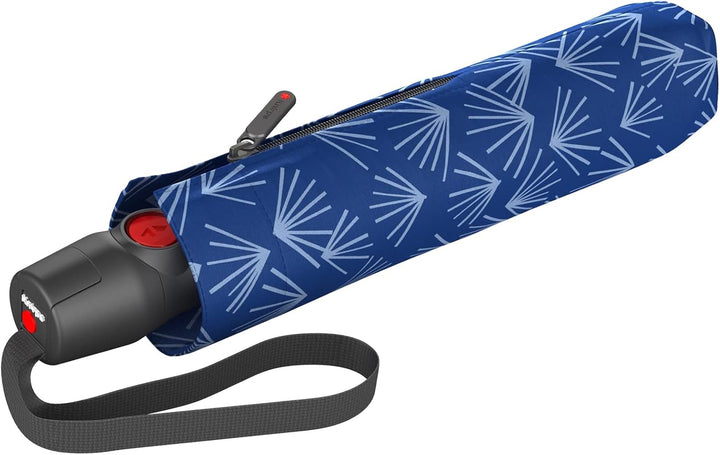 Knirps T.200 Duomatic Taschenschirm 28 cm Mittel Nuno Kasa Blue, Mittel Nuno Kasa Blue