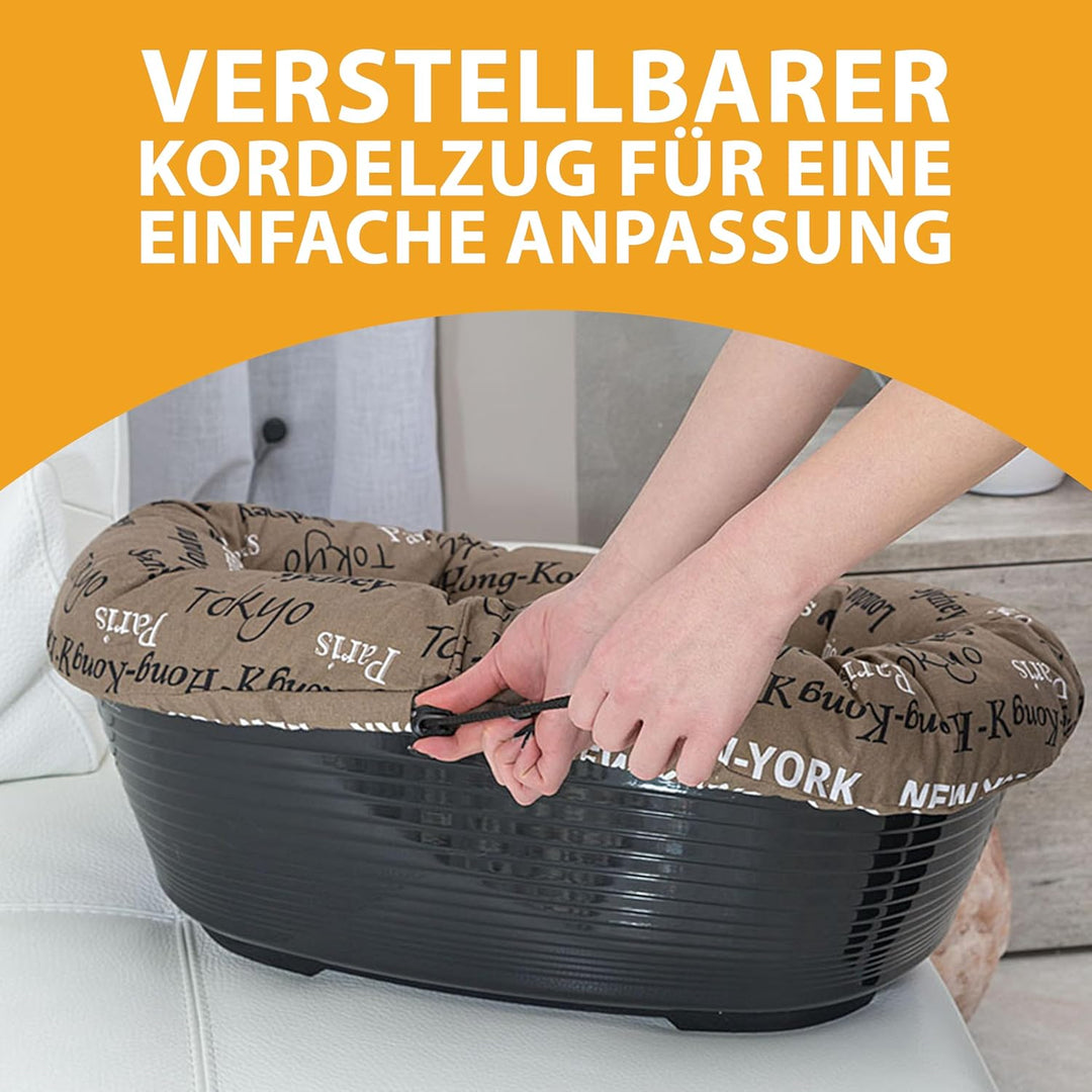 Ferplast Hundekissen, Hundebett und Katzenbett SOFA 'CUSHION 8 Kissen für Haustiere, gepolsterter Be