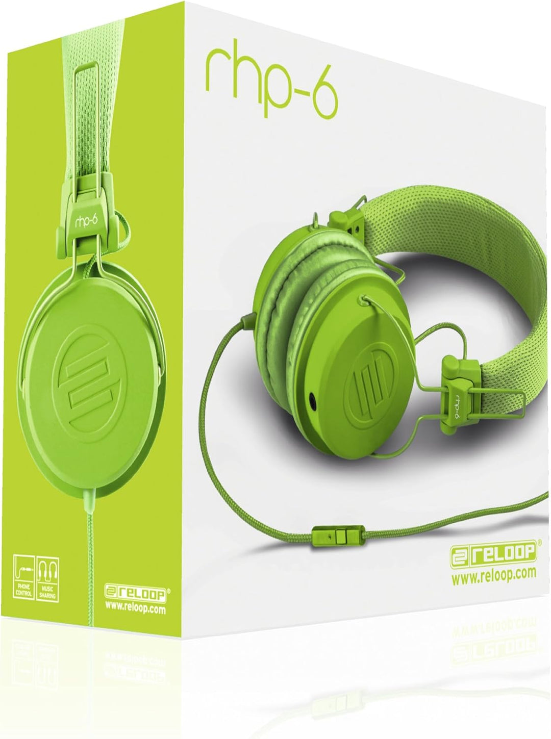 Reloop RHP-6 green, 18cm Grün, Grün