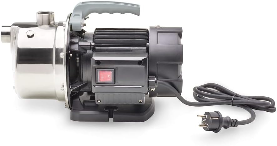 Pontec 87082 PondoGarden 4500 - schwarzgraue Gartenpumpe zur Bewässerung von Garten, Blumen- und Gem