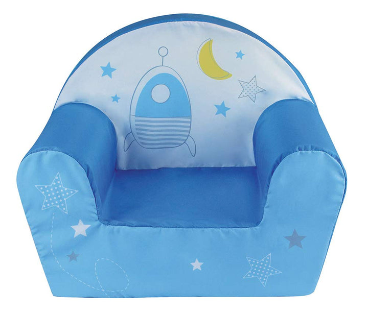 Fun House 713070 Espace Kinderclubsessel, Herkunft Frankreich, Blau/Gelb, ab 18 Monate