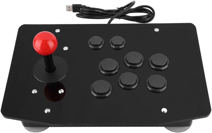 Arcade Fight Stick Joystick,USB Arcade Controller Joystick Konsole,Fighting Stick mit 8 Tasten, Arca