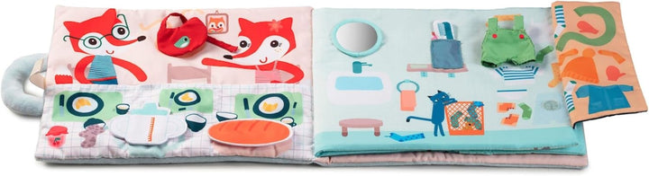 Janod 83270 Party Batman Goodmorning Little Fox-Aktivitätenbuch, weiss, Einheitsgrösse
