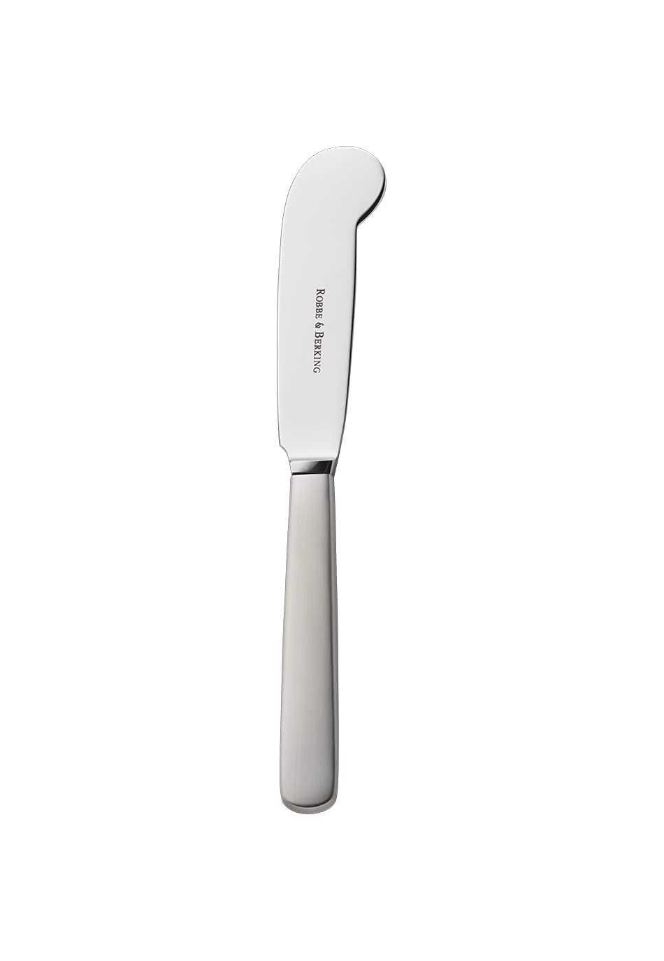 Robbe & Berking Atlantic Buttermesser mit Edelstahlklinge (18/8 Edelstahl - matt gebürstet), 18/8 Ed
