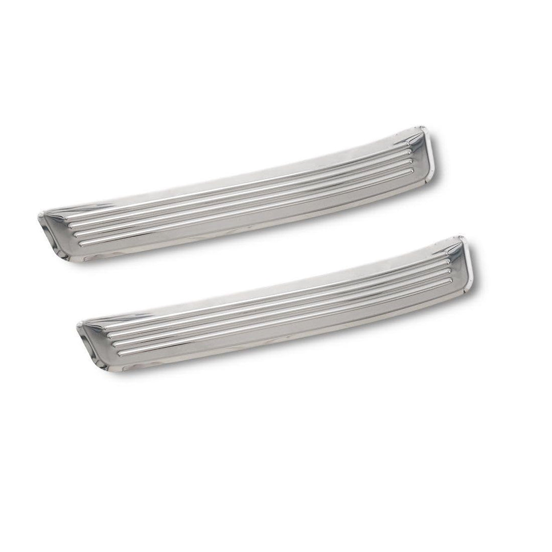 Avisa INOX Door sill Protectors Compatible with Mercedes B-Class W247 2019-2-Pieces (Rear Doors)
