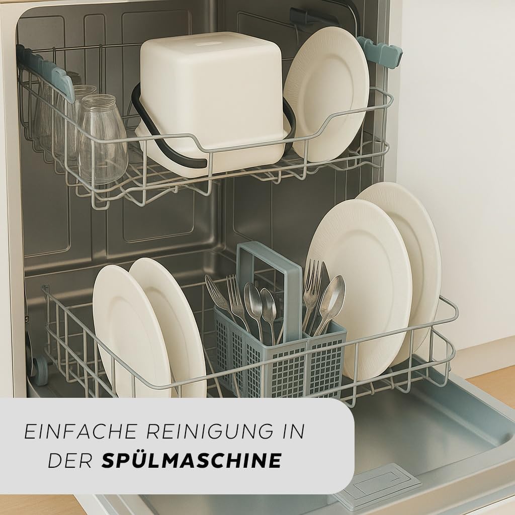 Biomülleimer Küche Geruchsdicht - Mülleimer Küche - Windeleimer Geruchsdicht Mit Deckel - Hochwertig