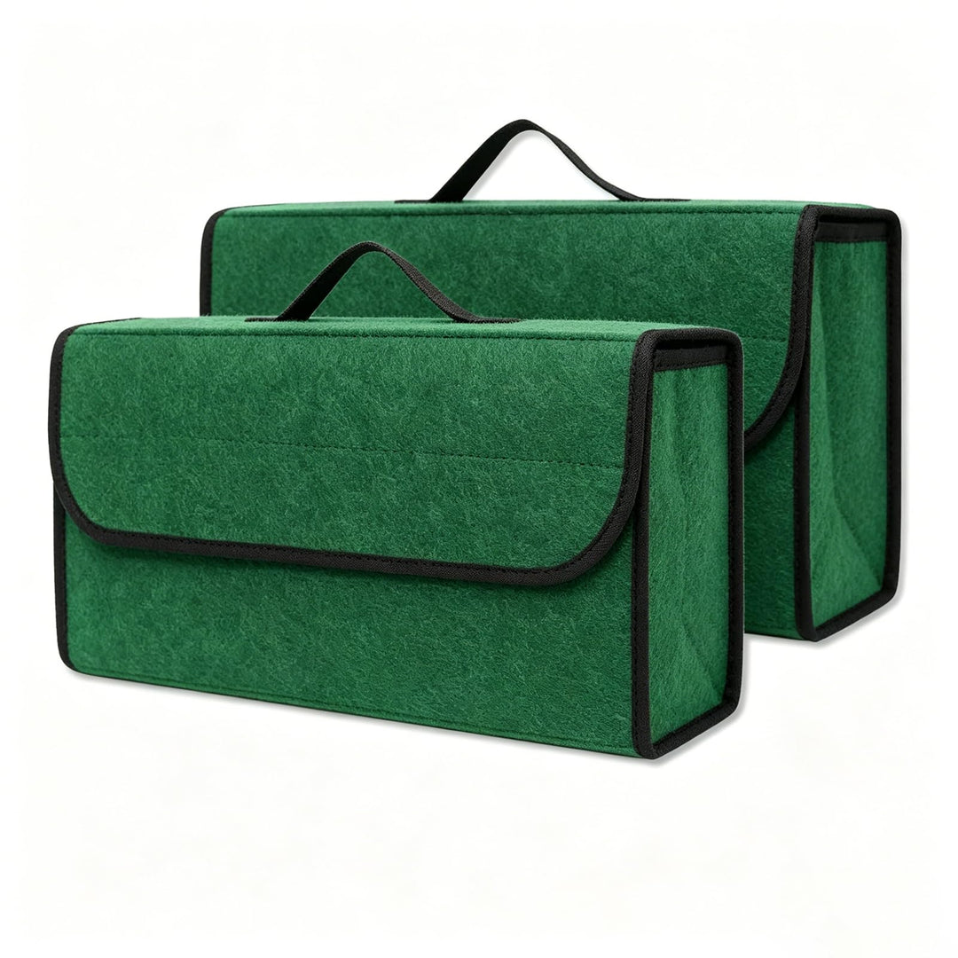 Kofferraum Organizer aus Filz, 2 Stück 50 x 24 x 17 cm Auto Kofferraum Organizer Kofferraumtasche mi