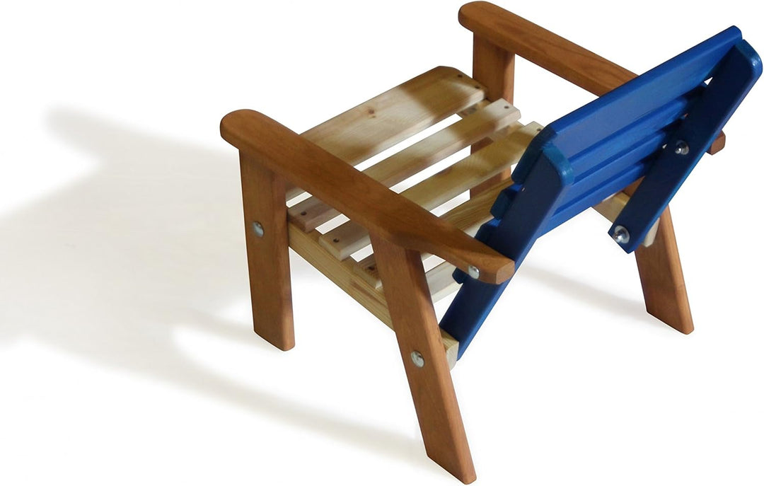 Kinder Sitzgarnitur 4-TLG. aus Holz, 2 Stühle, 1 Bank, 1 Tisch, farblich vorbehandelt